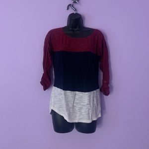 Express Color Block Summer Sweater